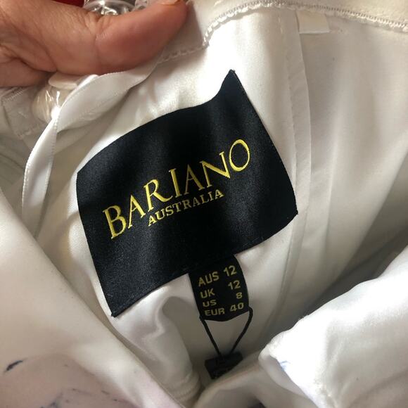 NWT Bariano Lulus Floral Organze One Shoulder Formal Dress High Low Hem $395 8 - Picture 11 of 11